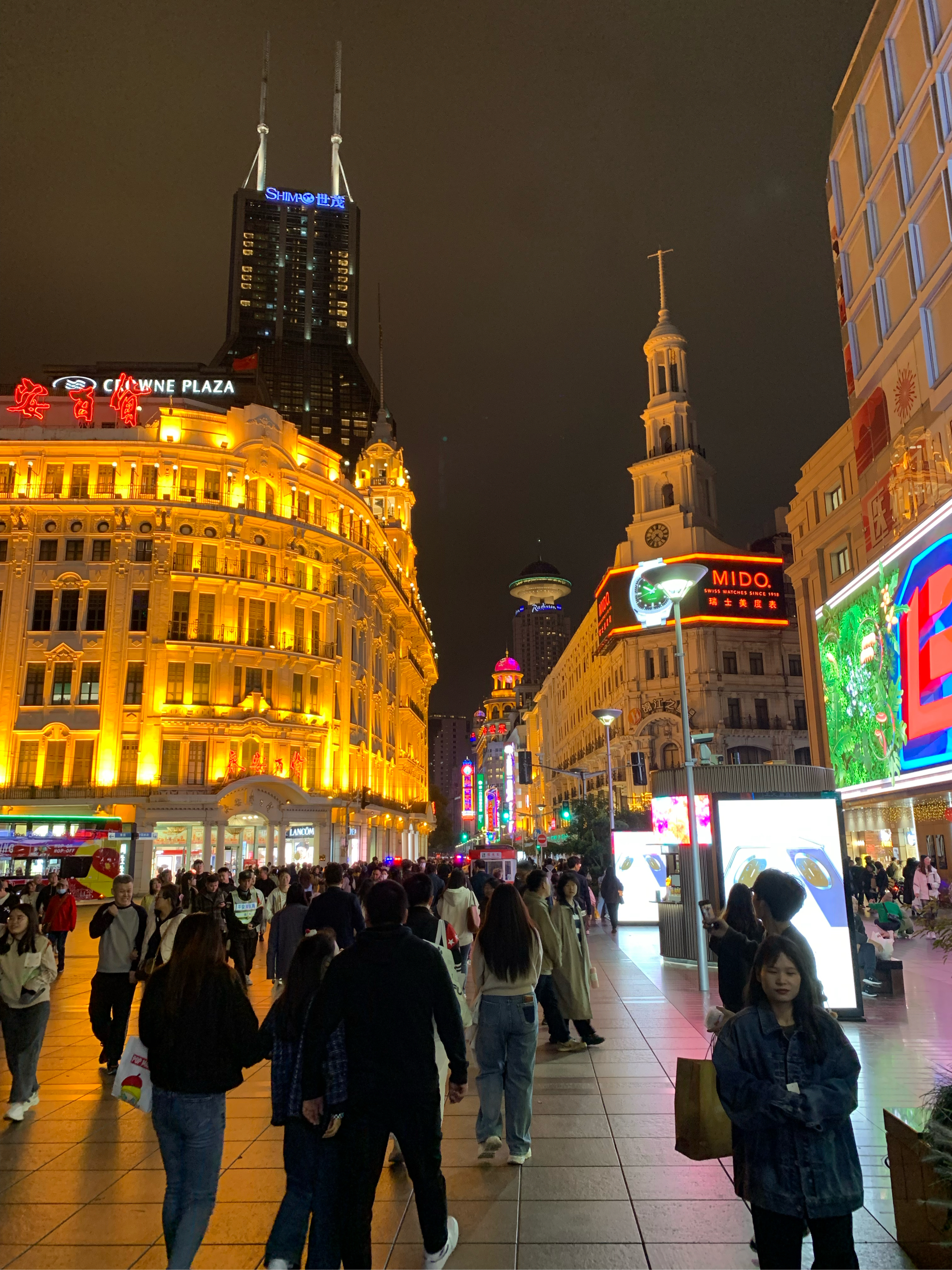 90年代上海夜景图片