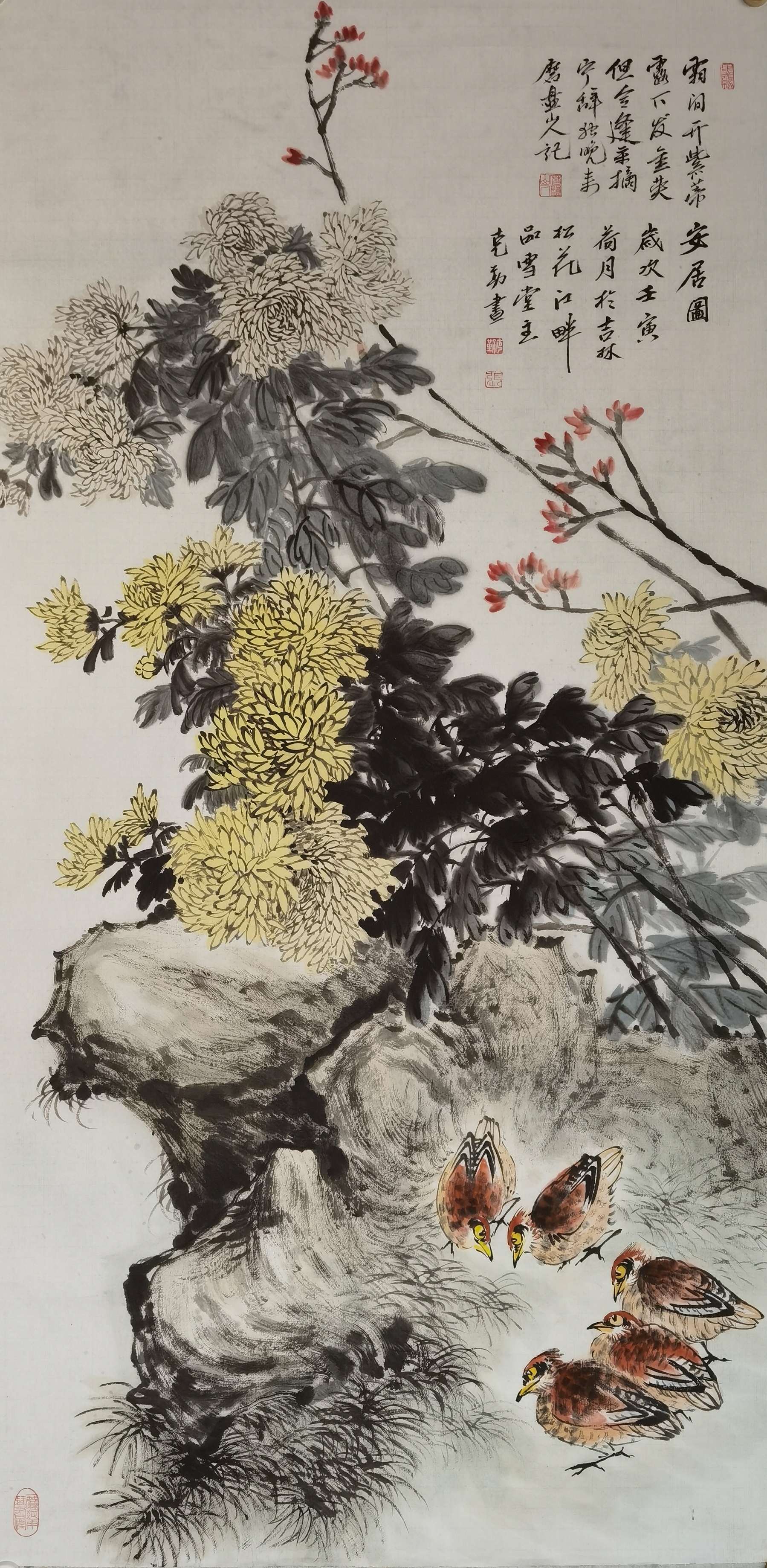 花鸟画家张克勤国画作品欣赏