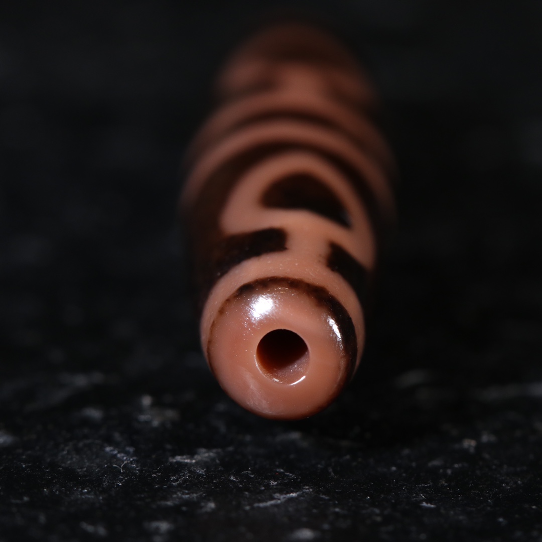 16藏传精品至纯四叶菩提天珠, 尺寸:47.7*10.