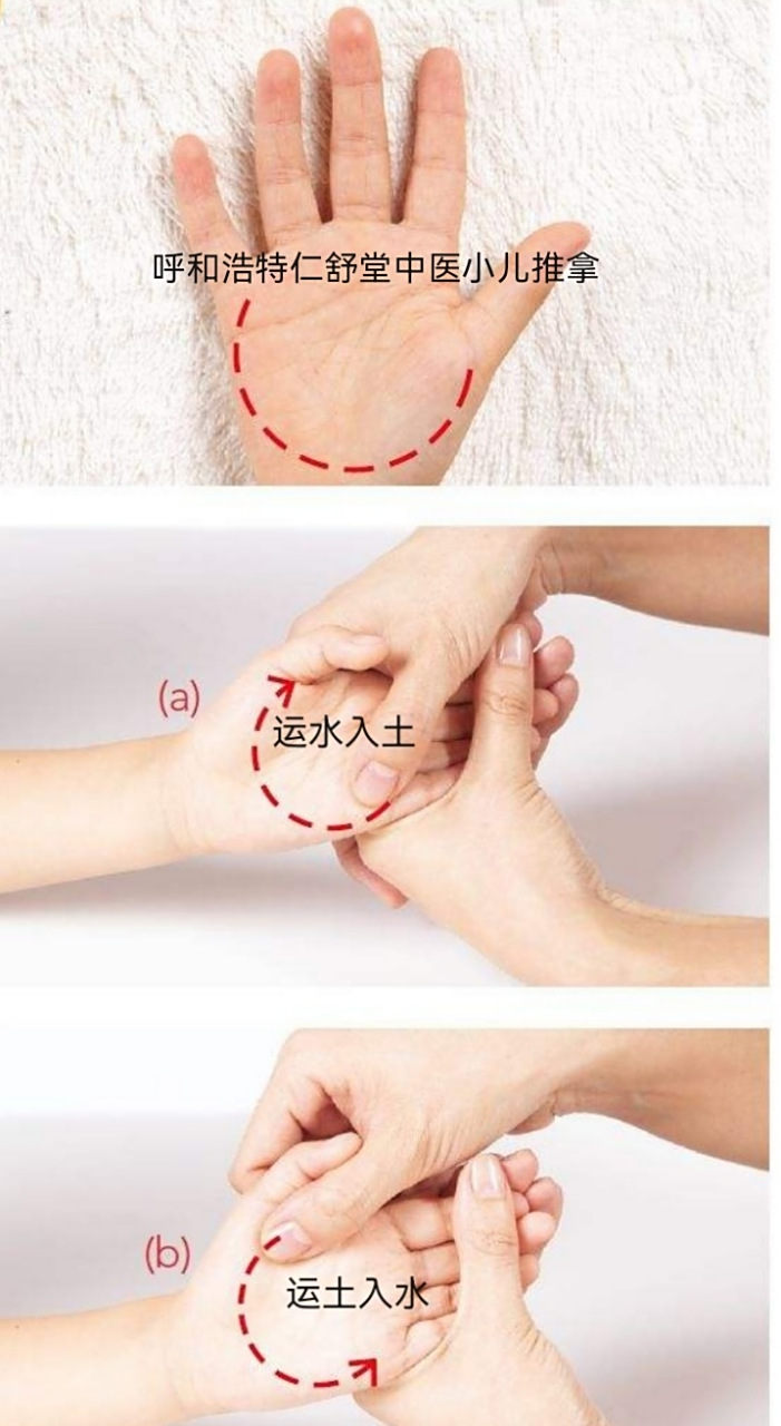 小儿推拿运水入土,运土入水的功效,作用与手法  【功效】补肾健牌.