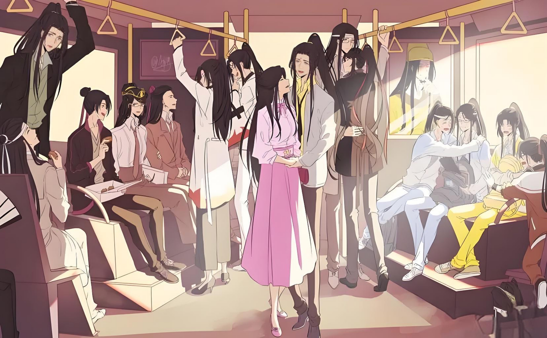 魔道全家福[温暖]当然要在一起啦[打call]#漫画# #魔道祖师# #二次元