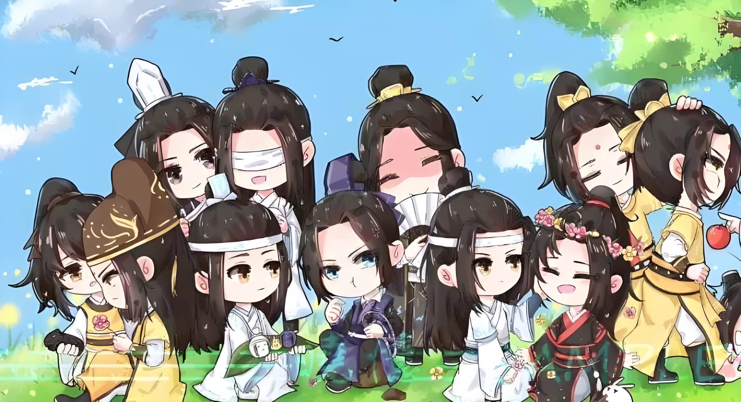 魔道全家福[温暖]当然要在一起啦[打call]#漫画# #魔道祖师# #二次元