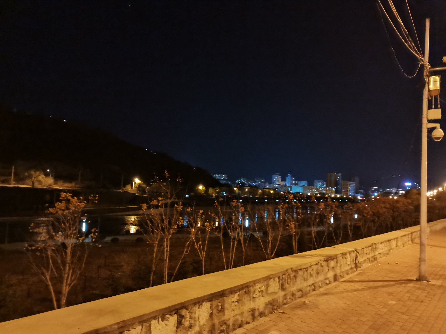 山西阳泉夜景图片