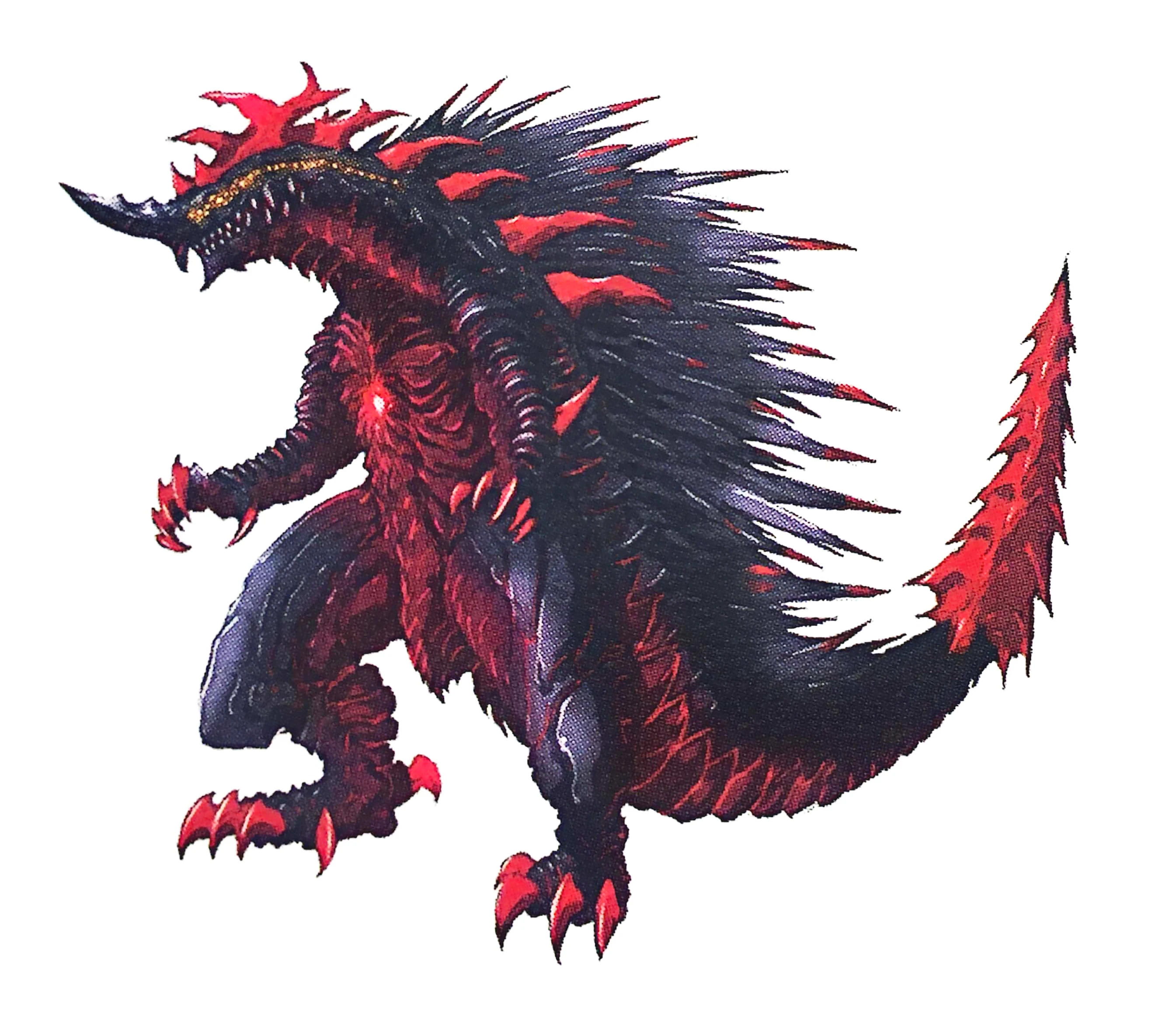 石化魔兽加戈尔贡・设计定稿(d:后藤正行) 超古兰特王・设计稿(d