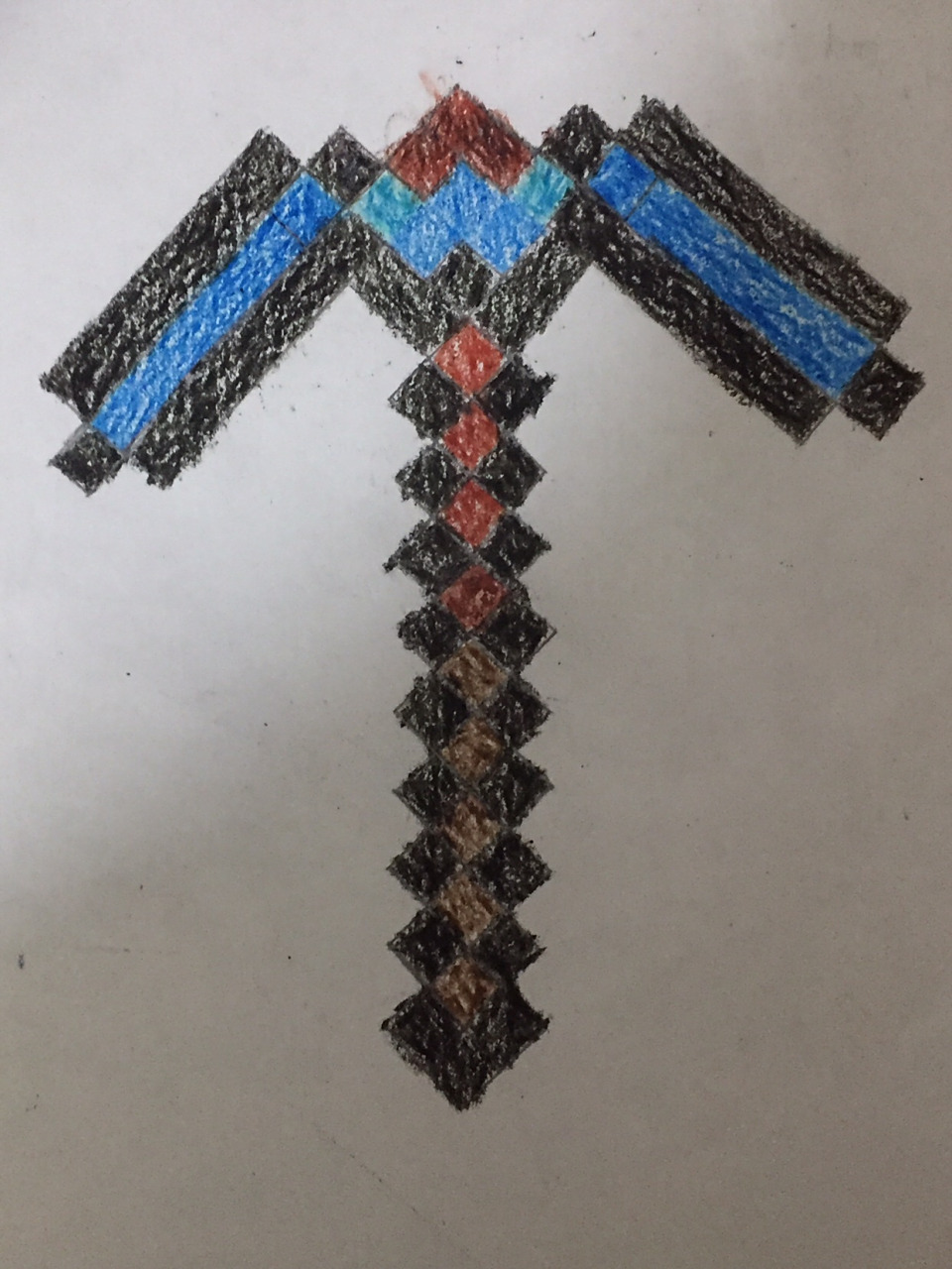 下次我画钻石剑,实在不行就画一把别的剑