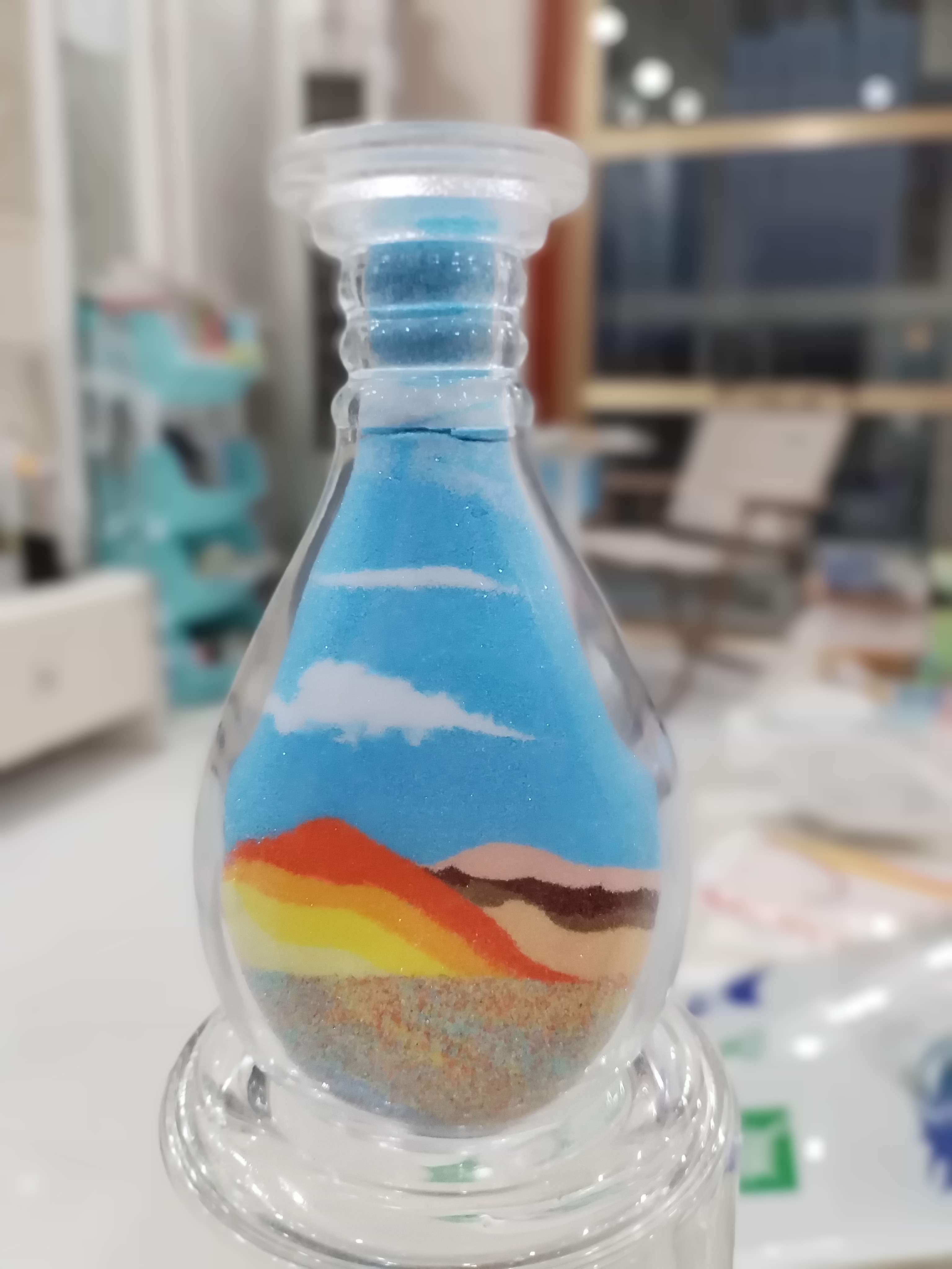如果接纳生命中的矿泉水瓶做保龄球自制幸运沙瓶用三个瓶子做城堡