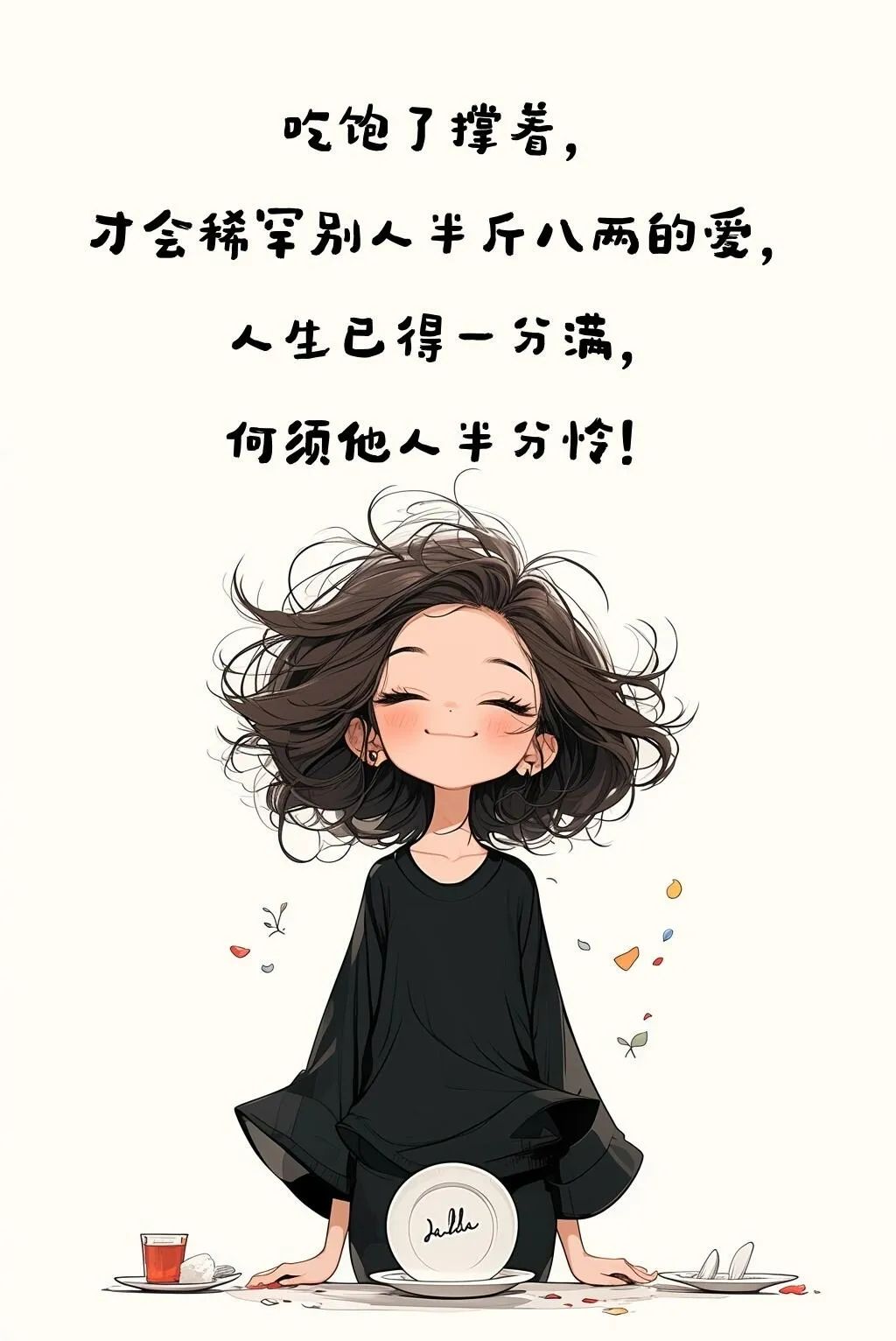 "幽默女人发的很拽又很野的搞笑句子❥人心换人心,换不了的话,我