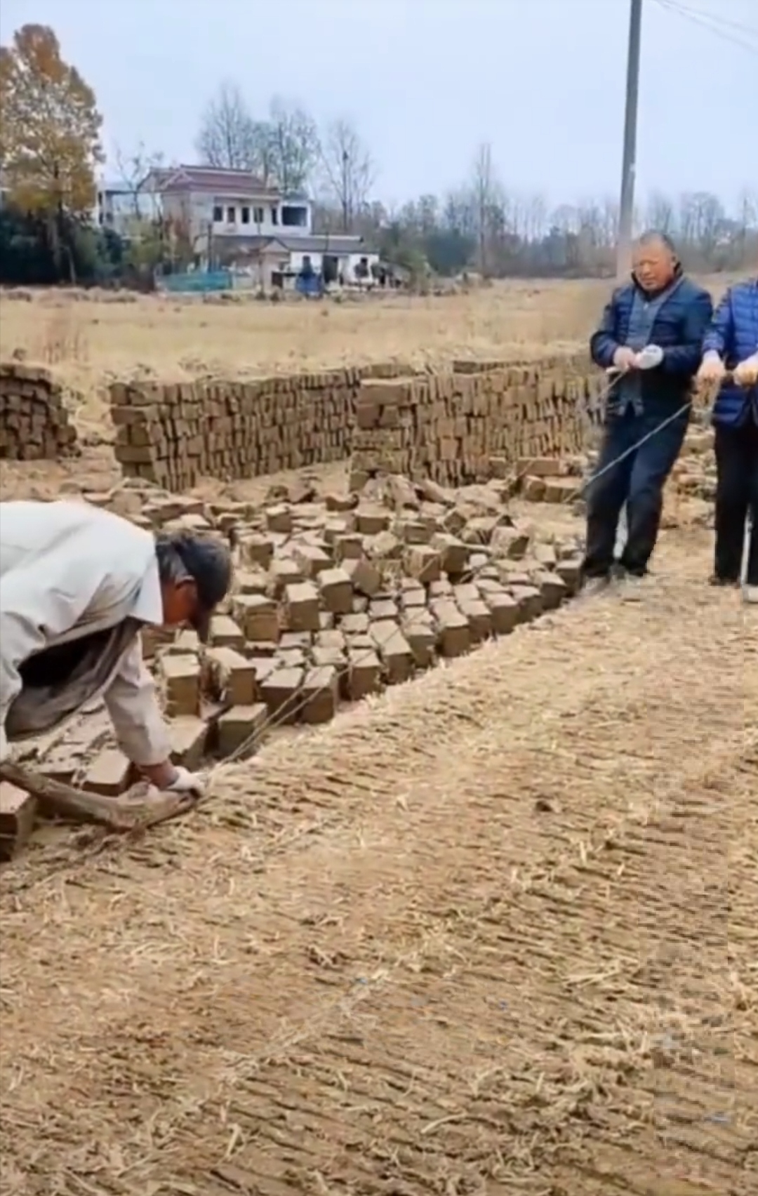 古代土坯砖的制作图片