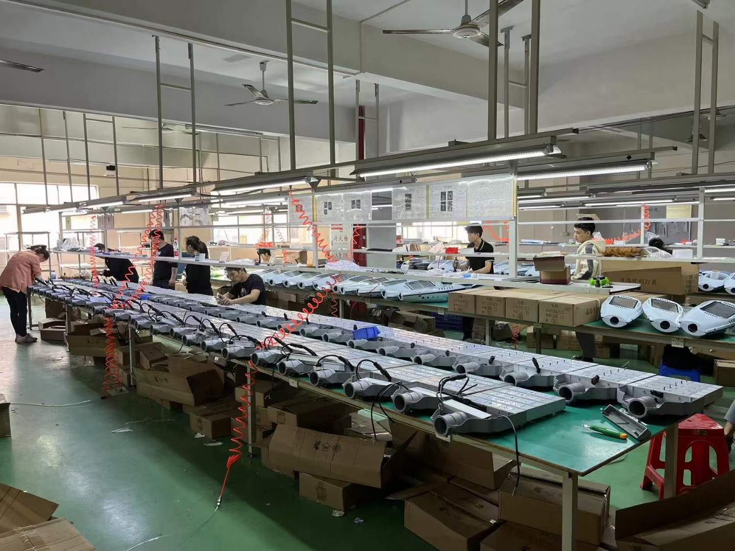 路灯# 生产车间日常,路灯,户外灯具源头厂家