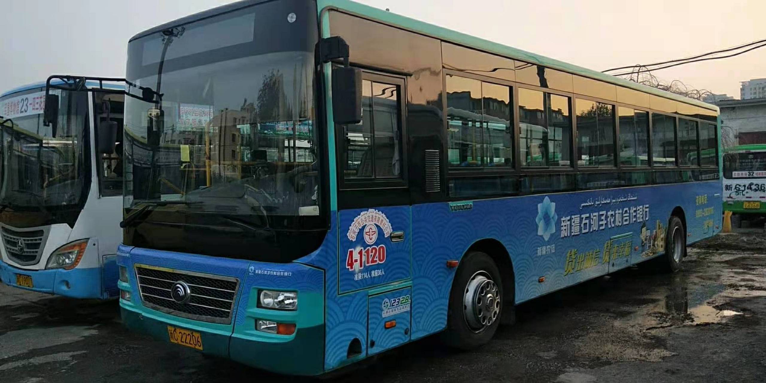 【石河子公交】默默的离开我们的宇通zk6120ng2,和恒通ck6126na4,这两