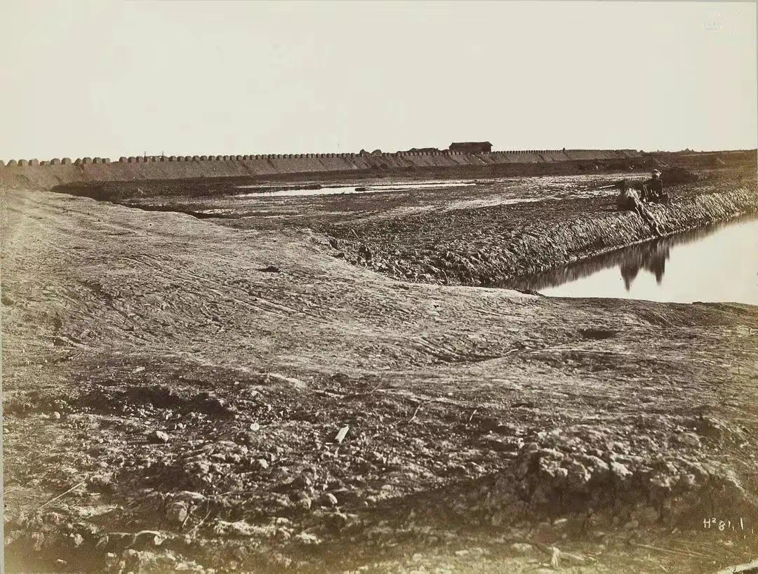 历史老照片,1860年8月1日,大沽炮台沦陷.