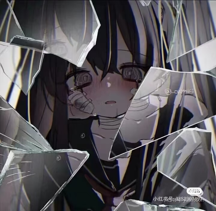 抑郁风格绝艳头像女