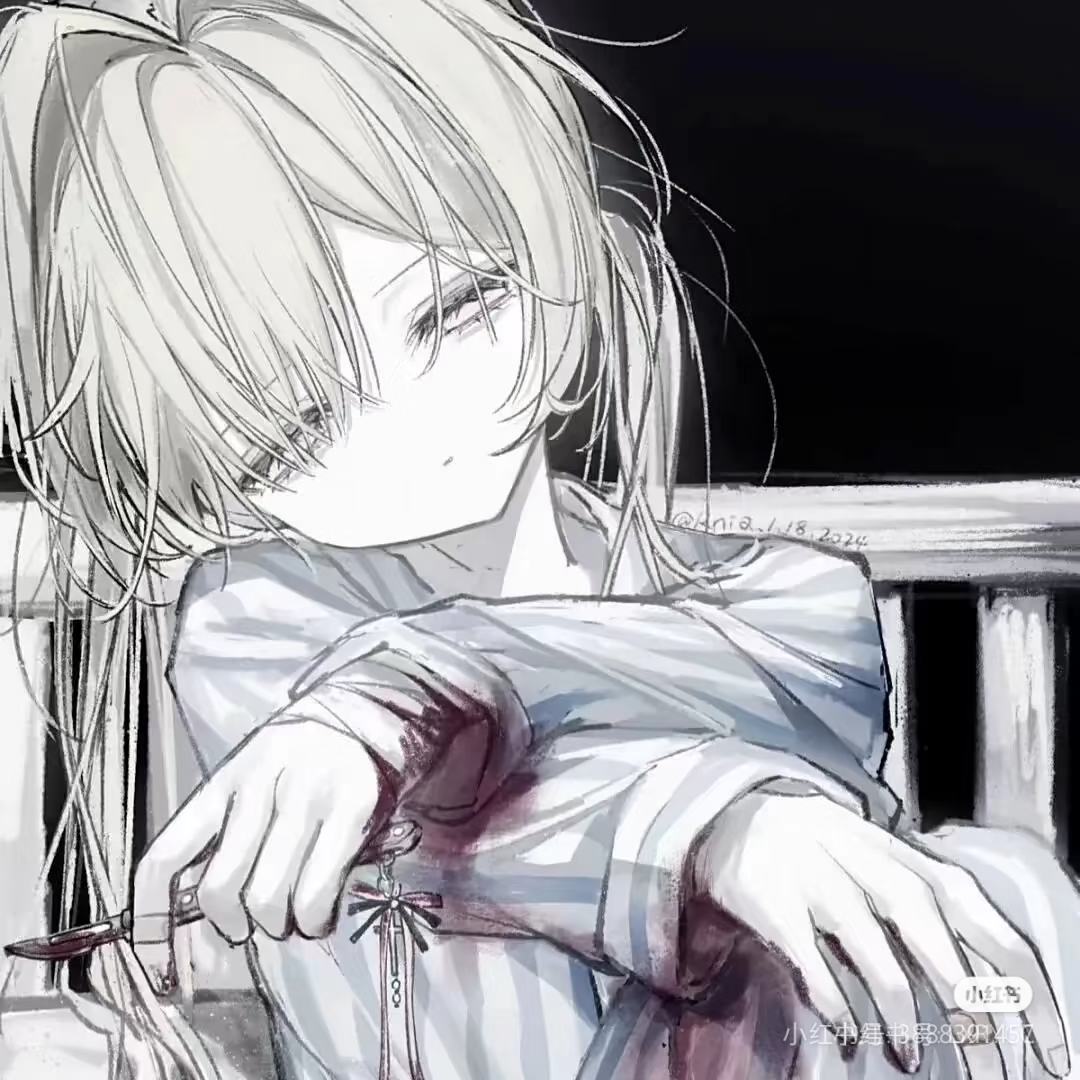 抑郁风格绝艳头像女