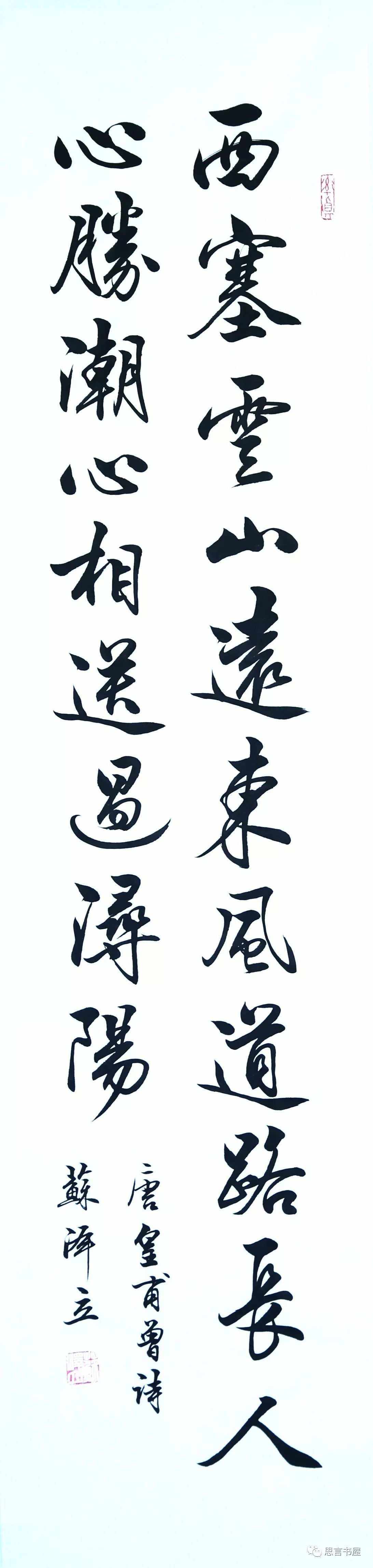 苏泽立书法作品