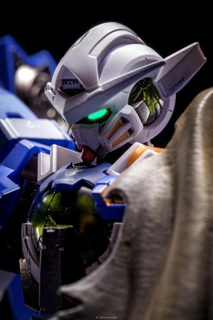 模型欣赏:机动战士高达00 mb马甲e 能天使r1,by zorowonder森.