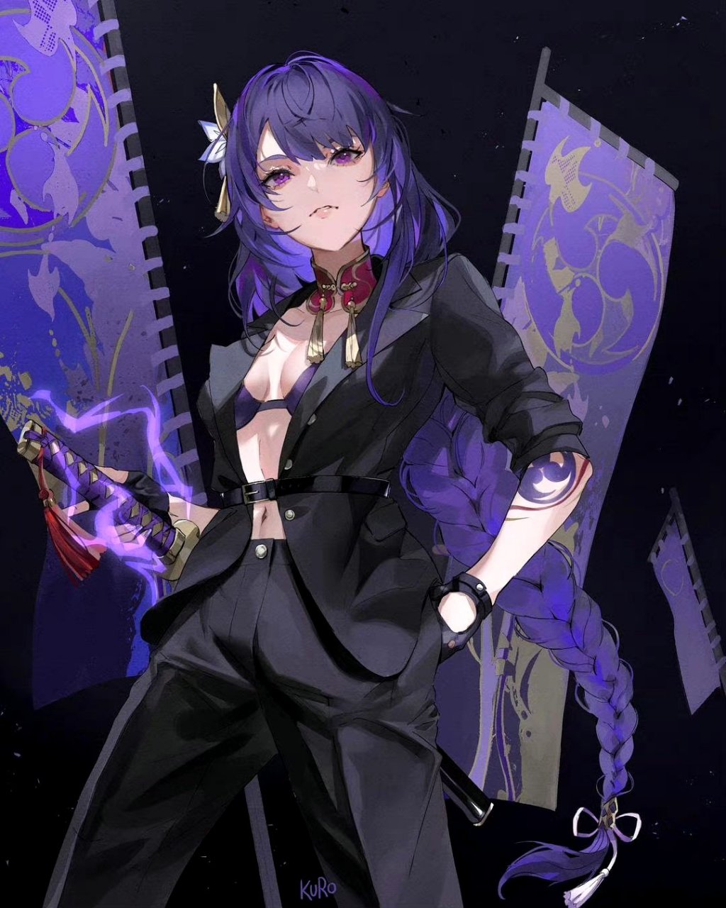 一组动漫游戏人物插画欣赏,角色表情刻画十分生动可爱,by kuroh shiro