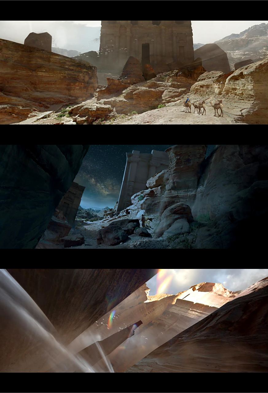 一组电影《沙丘》的场景概念设计插画欣赏.#动漫# #插画# #电影沙丘