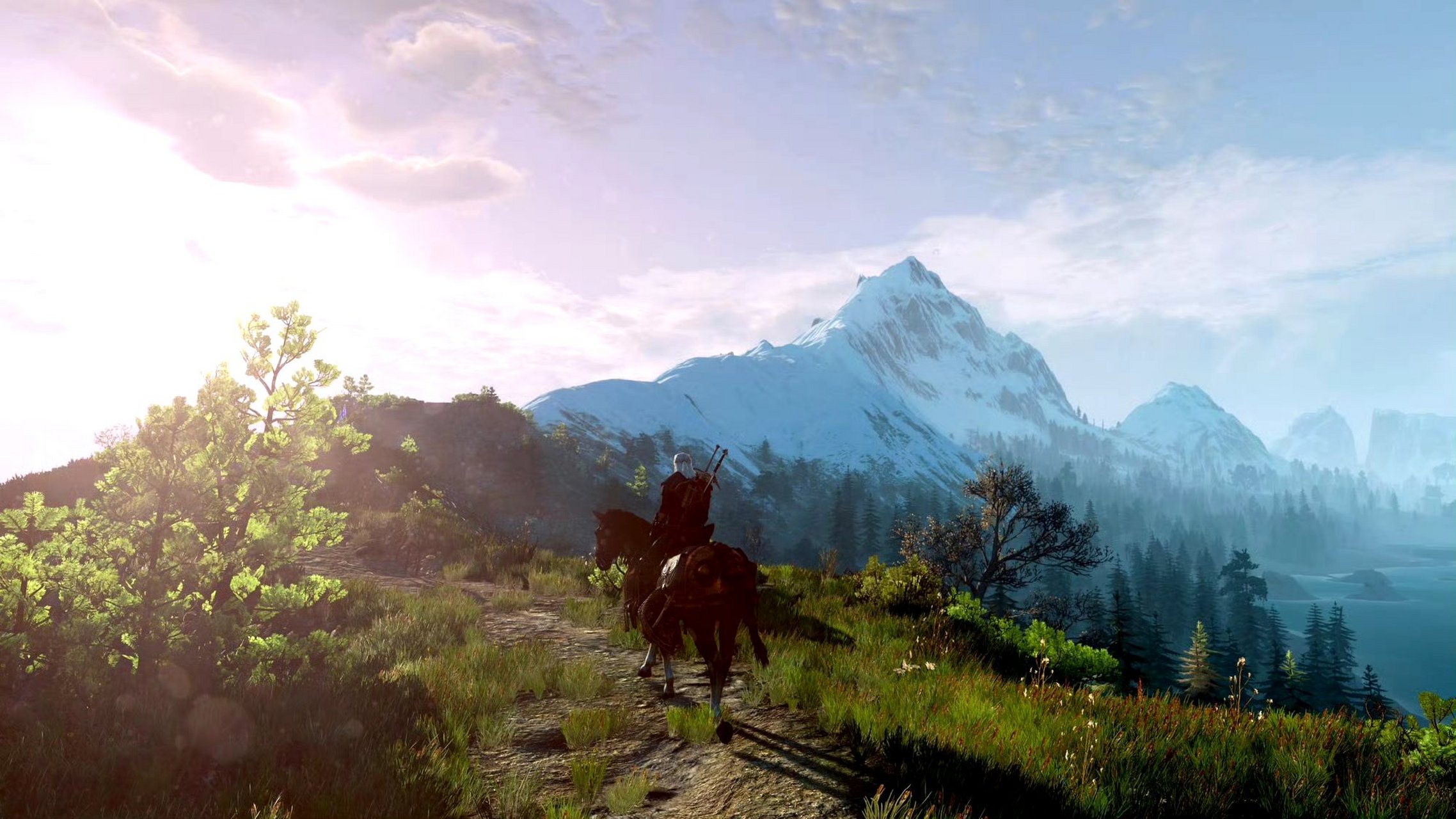 分享一组游戏《巫师3:狂猎》风景摄影,展现了其中精细的场景建模,再现