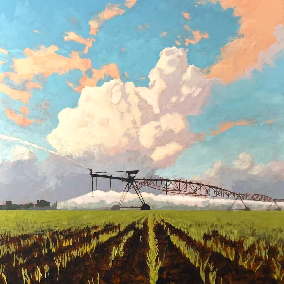 musil风景绘画作品欣赏,用绚丽的色彩为我们呈现了灿烂的天空景象