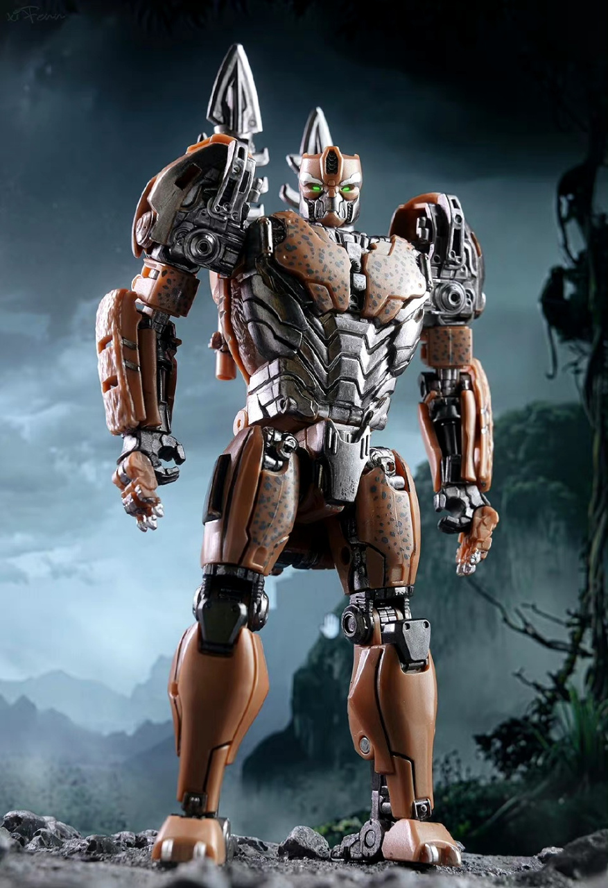 模型欣赏:变形金刚 超能勇士崛起 ss98黄豹勇士,by iiiiif.