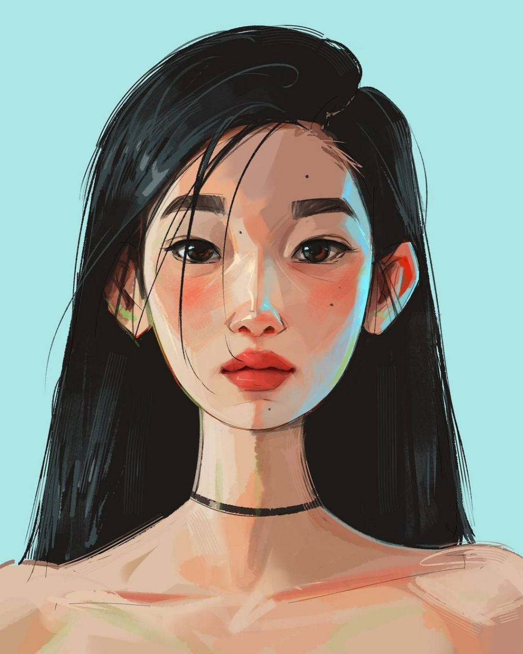 插画师 sam yang人物插画欣赏,笔下角色可爱而不失时尚.