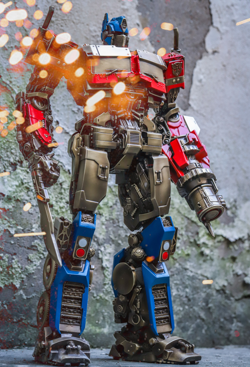 模型欣赏:铜师傅 《变形金刚:超能勇士崛起》擎天柱,by notrab.