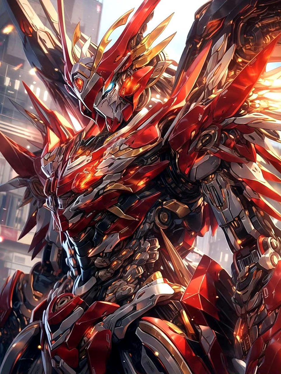 动漫# #插画# #机甲