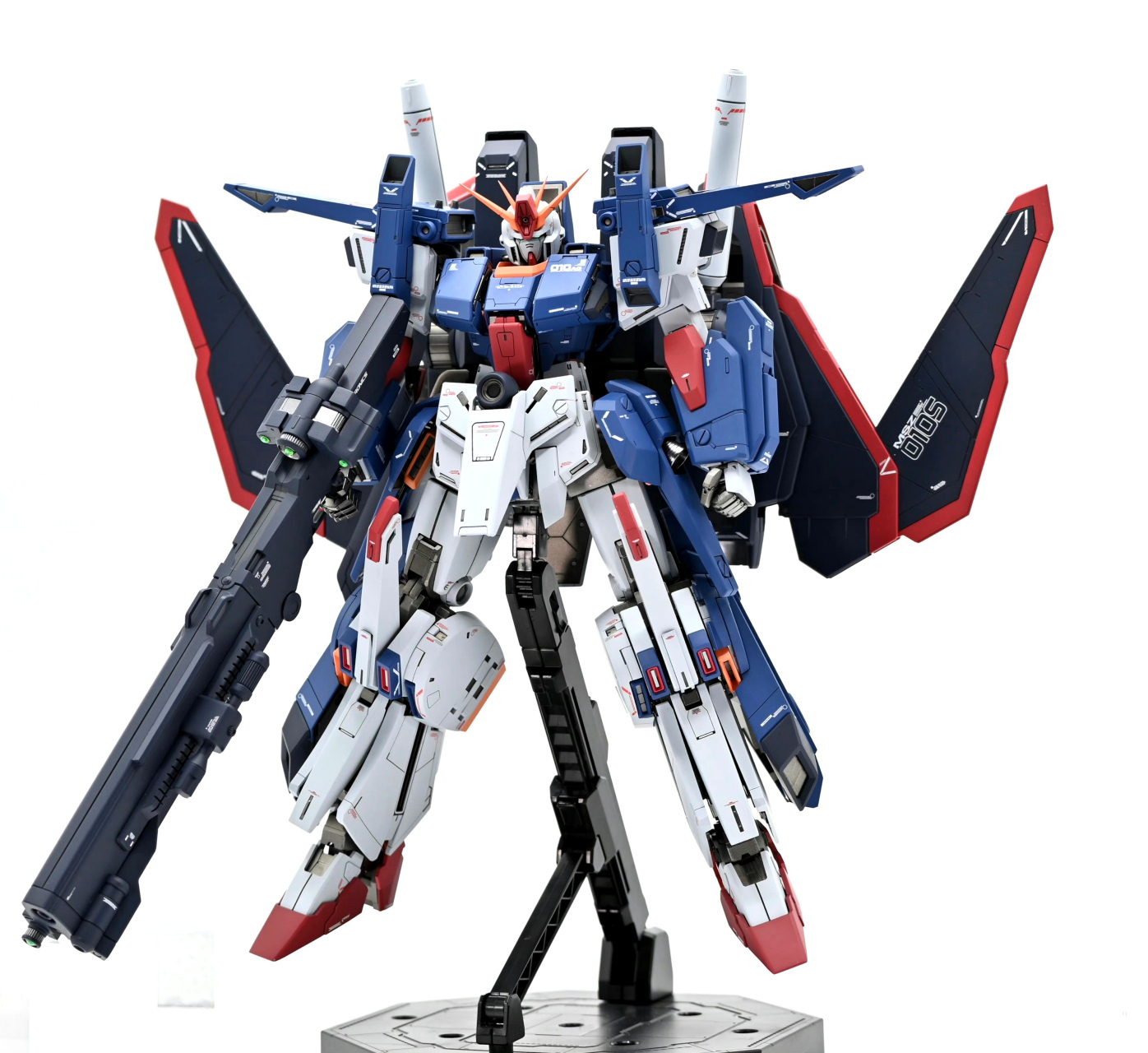 模型欣赏:机动战士高达zz mg1/100 fazz 高达 ver.ka,by yuyaⅢ.