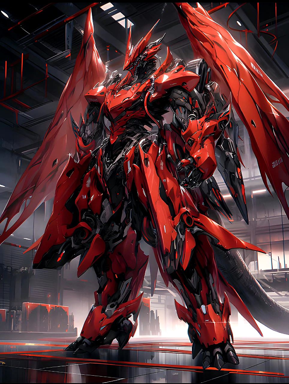 动漫# #插画# #机甲