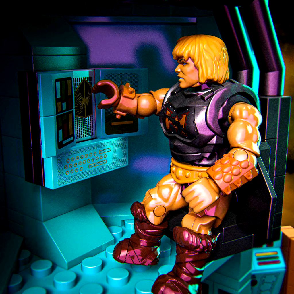 模型欣赏:美泰 宇宙的巨人西曼  埃塔尼亚城堡. #动漫# #模型# #希曼