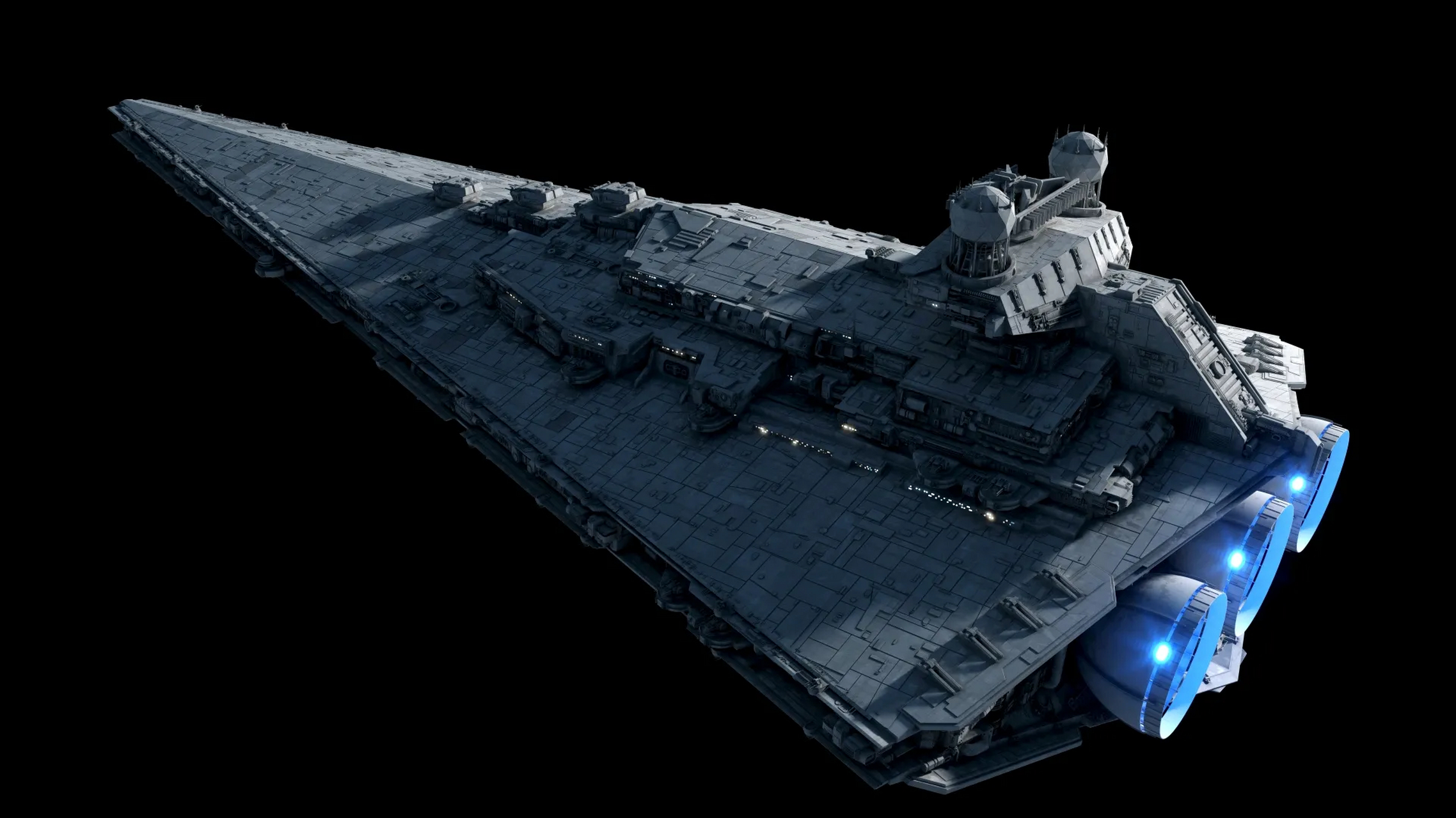 建模欣赏:星球大战 帝国军 检察官级歼星舰,是帝国海军装备的一型轻型