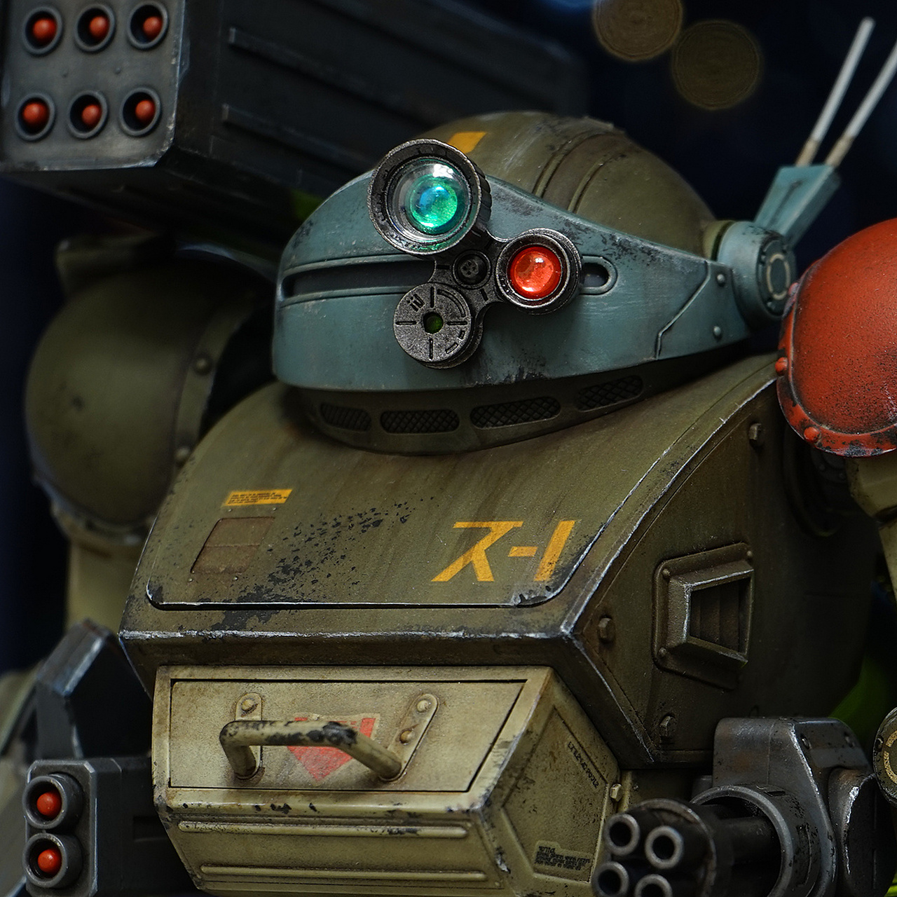 模型欣赏:装甲骑兵votoms 眼镜犬,by mr_elljay.#动漫# #模型# #机甲