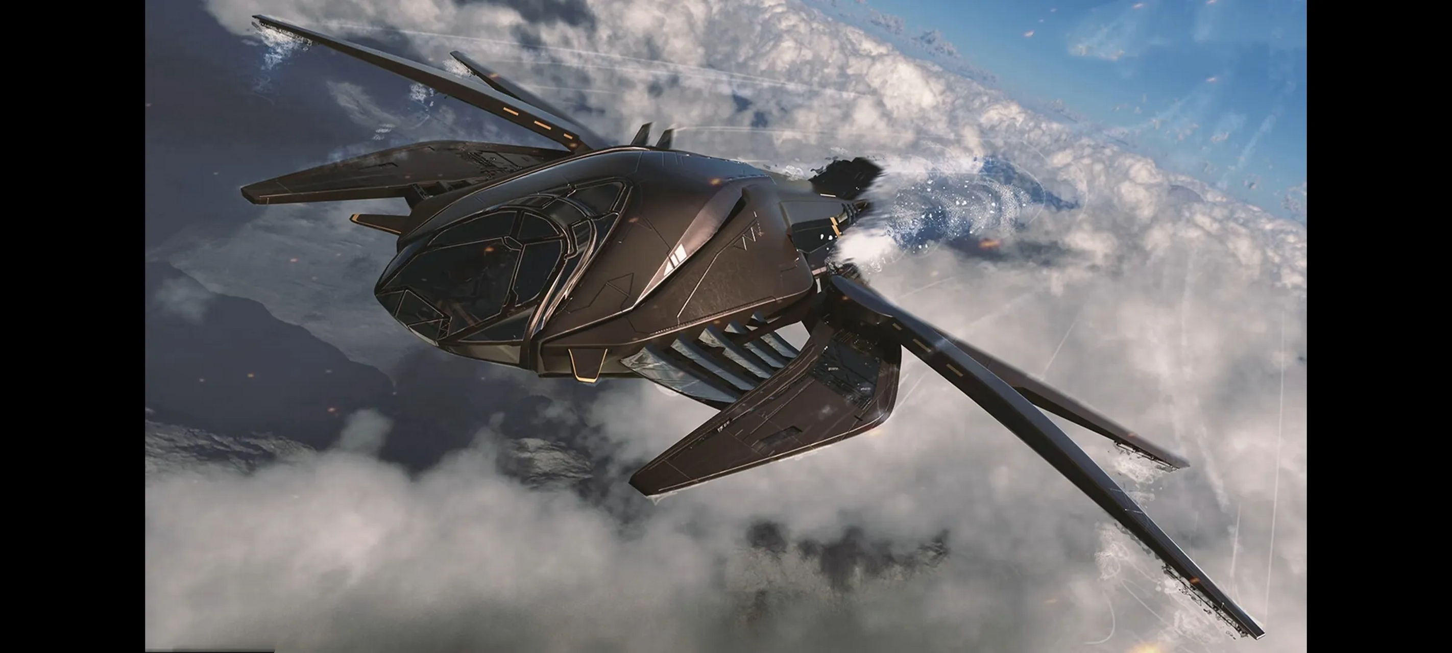 一组未来战机建模作品欣赏,科技树在发展的道路上一切都有可能.