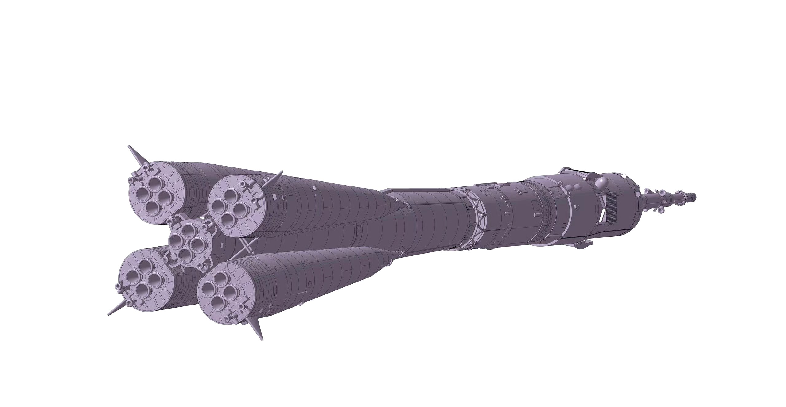 火箭使用了新式发动机和直径达4米的整流罩,使其比闪电