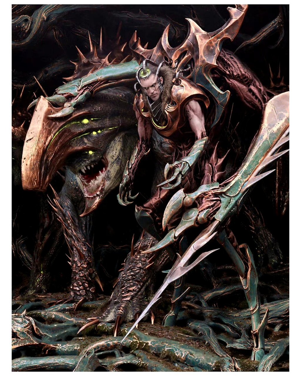 知名画家chase stone奇幻角色场景作品欣赏,用亮丽的色彩描绘了奇异