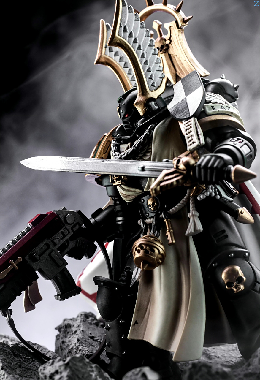 模型欣赏:暗源战锤系列 暗黑天使 拉撒路导师,by 渣基 zacky-j.