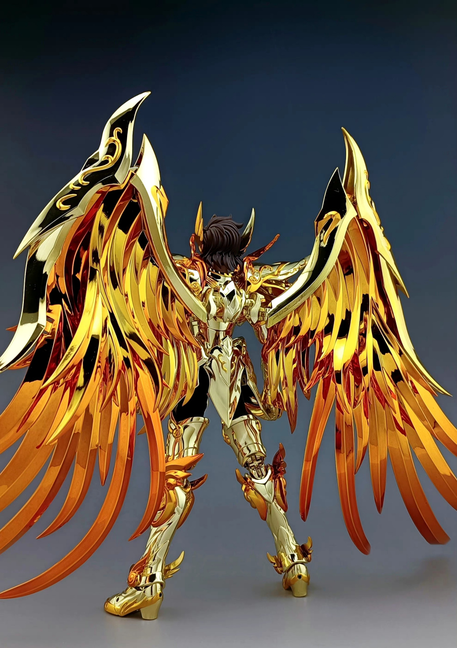 模型欣赏:toy point 圣斗士星矢 魔改人马座黄金圣衣,by 新圣衣控.