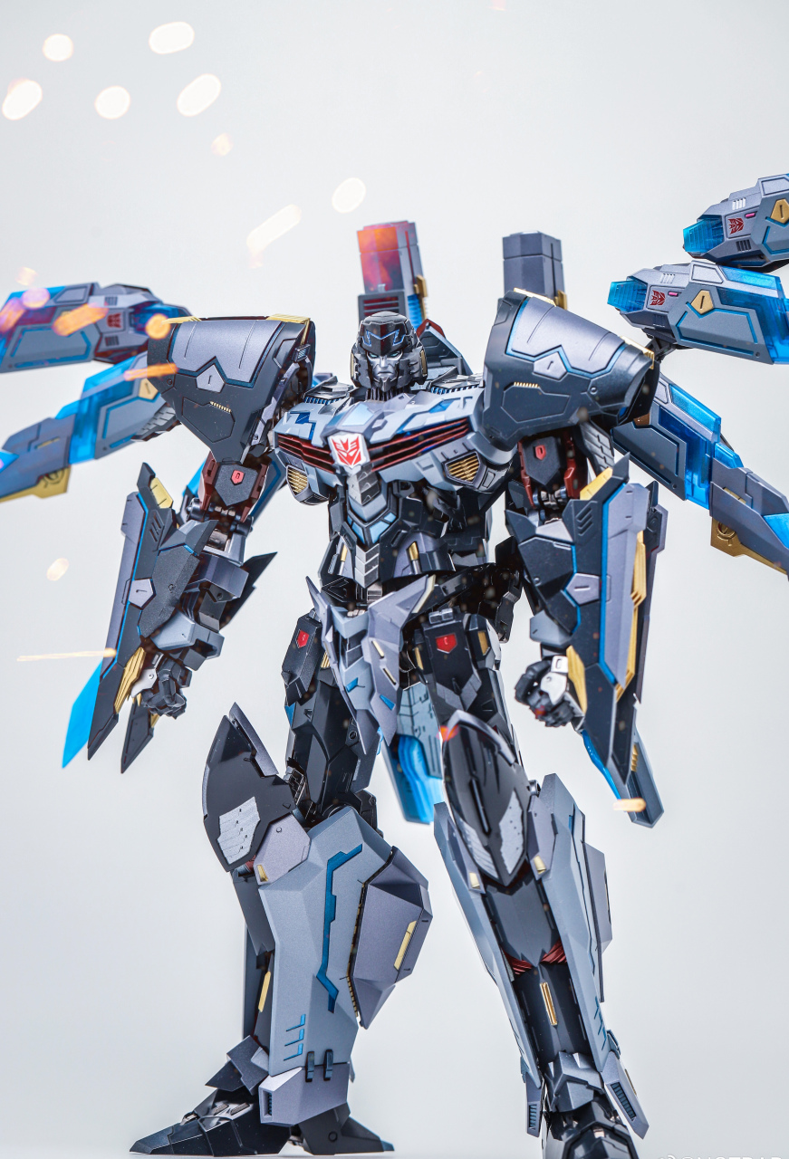 模型欣赏:铁机巧 变形金刚 镜像威震天,by notrab.