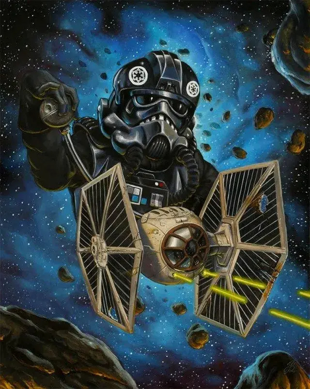 动漫# #插画# #星球大战