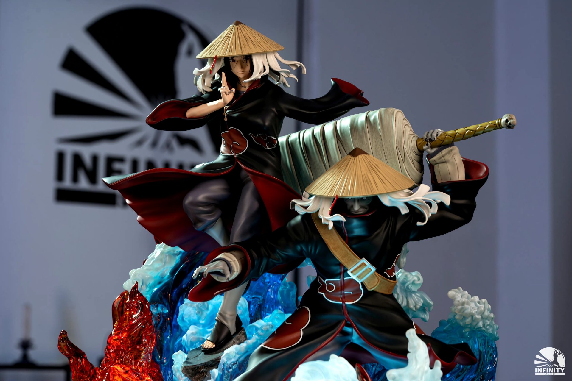 模型欣赏:开天工作室《火影忍者 疾风传》鼬与鬼鲛 1/6雕像.