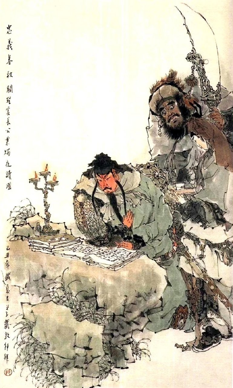 戴敦邦老师三国人物作品欣赏,笔法工整流畅,深得传统技法精髓.