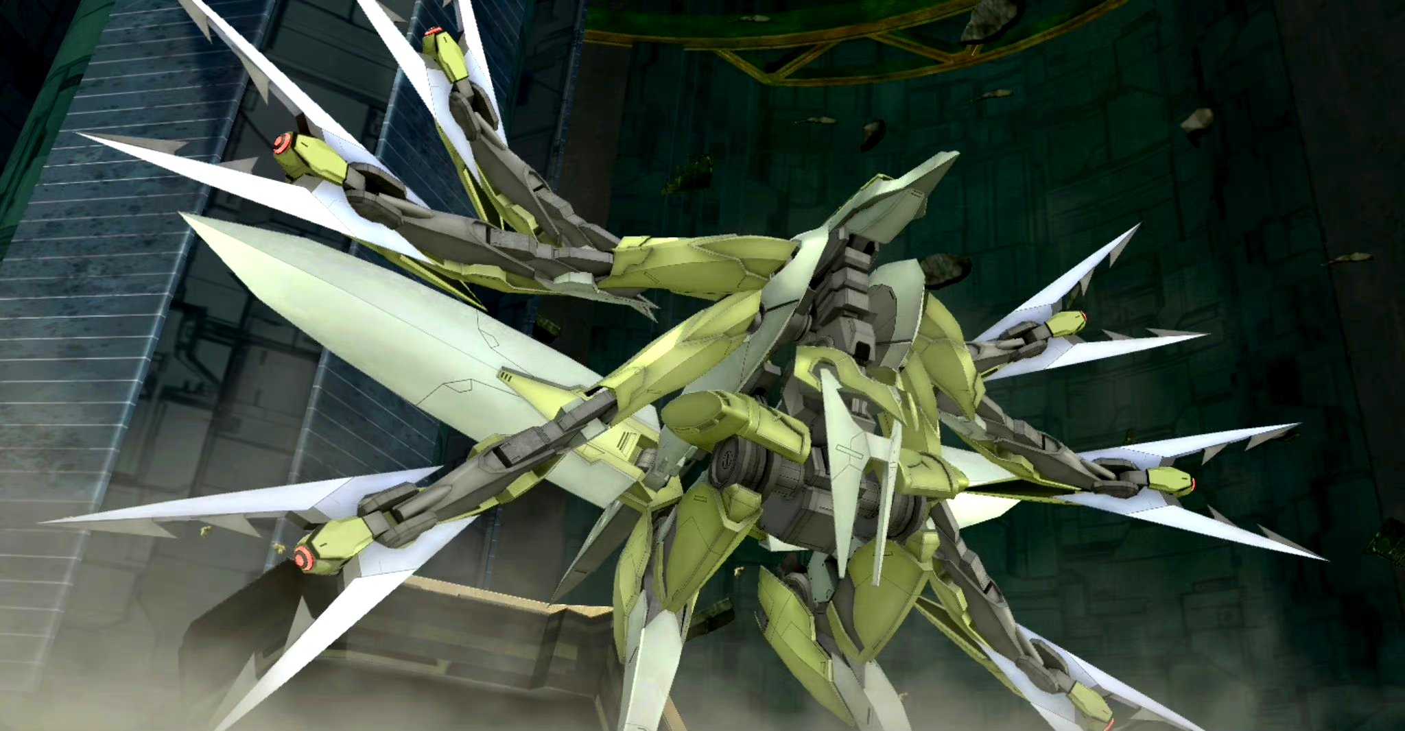 高达铁血手游中的ma(机动堡垒)ハラエル是海老川兼武老师设计,体型