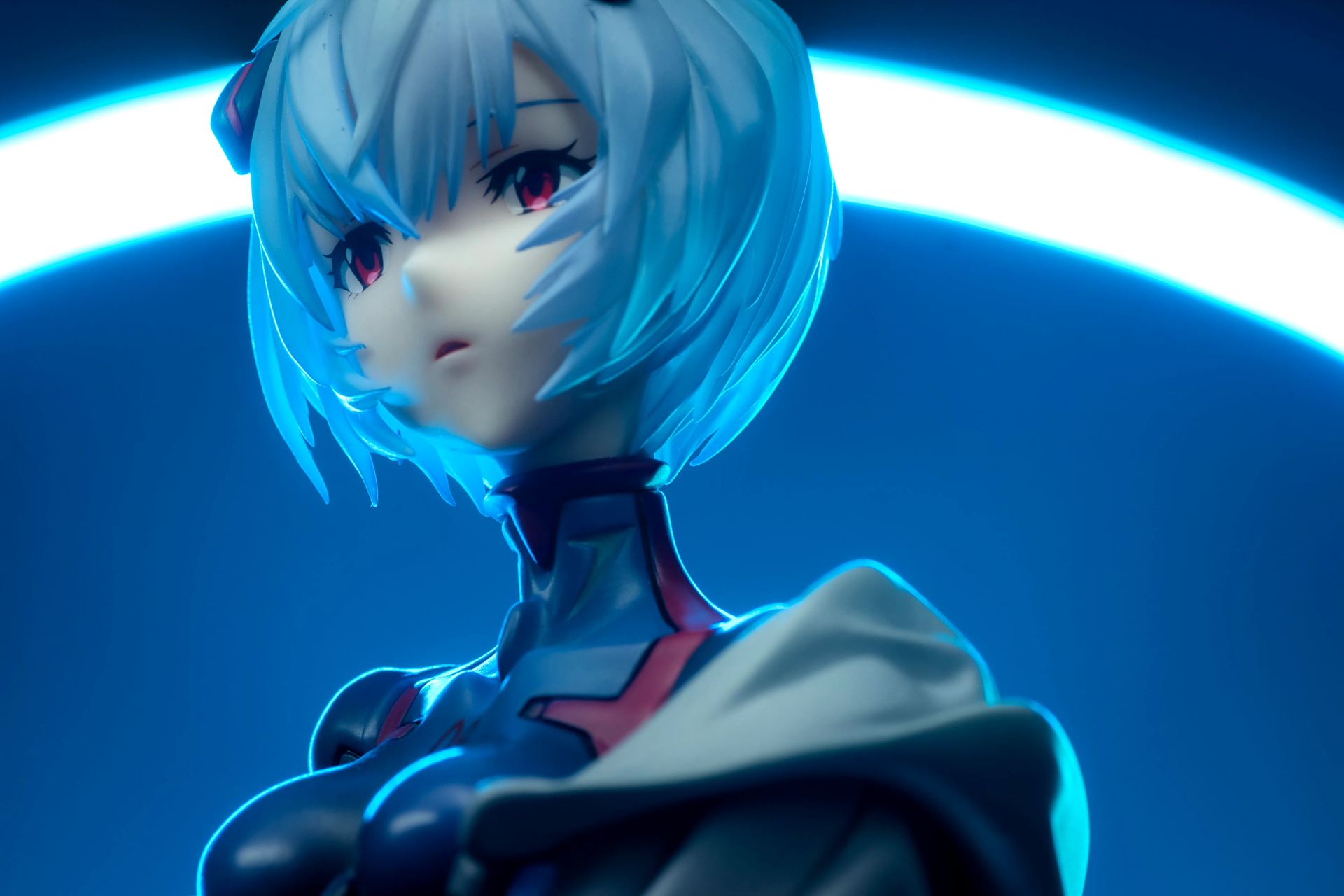 模型欣赏:alter 米山舞 新世纪福音战士 黑色绫波丽,by lam闻风.