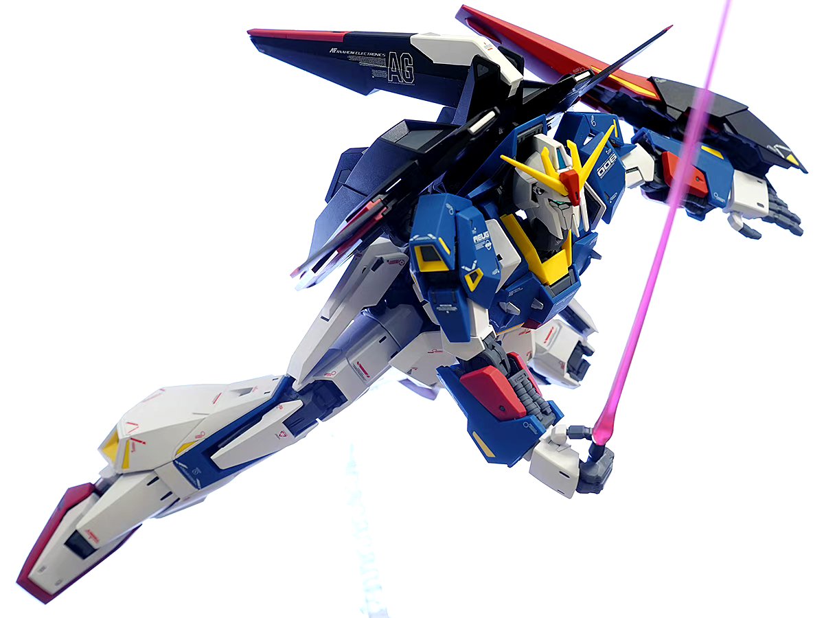 模型欣赏:机动战士高达 mg 卡版 z高达,by mr_elljay.