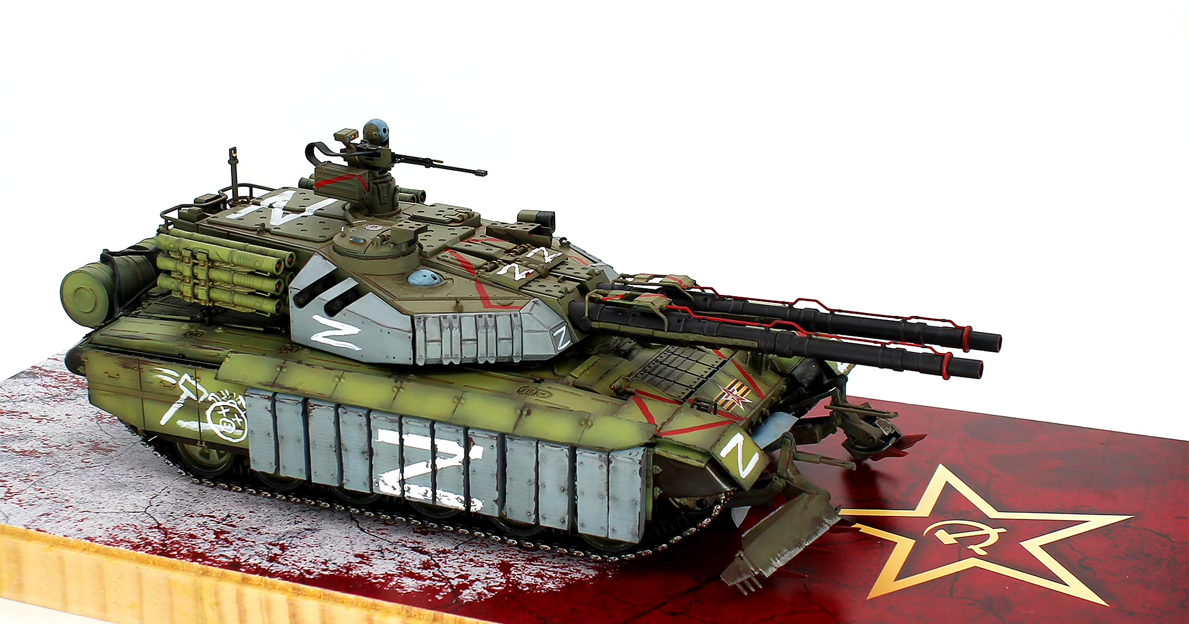 动漫# #模型# #坦克