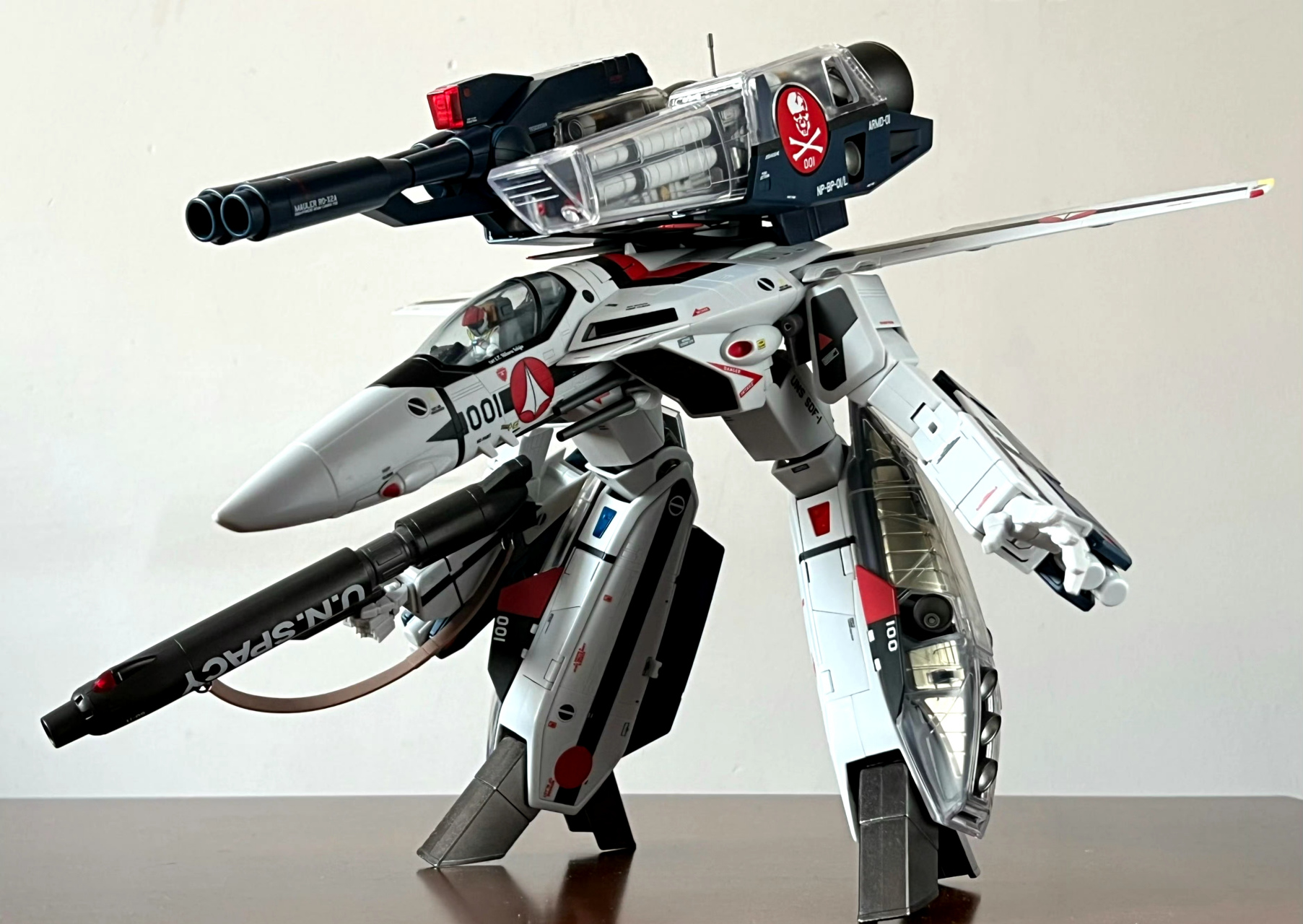 模型欣赏:dx超合金 剧场版 vf-1s 女武神战机 一条辉机,by 诹訪獭獭香