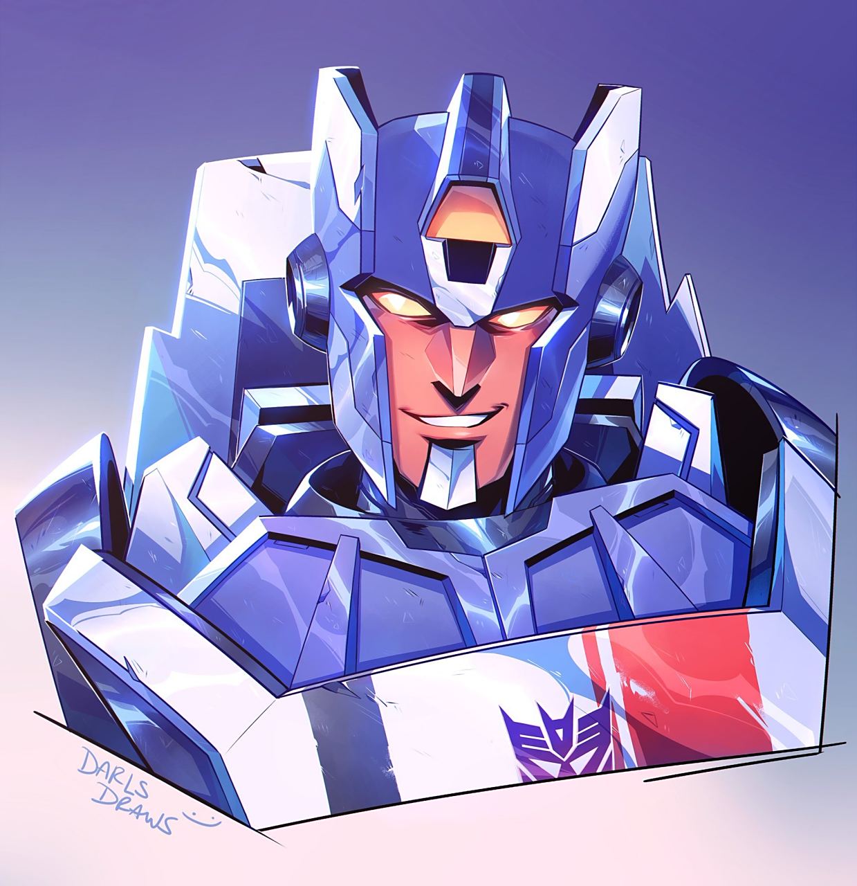 动漫# #插画# #变形金刚