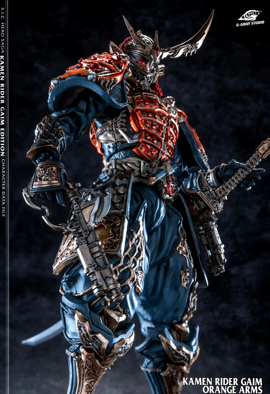 模型欣赏:sic 假面骑士 铠武,by junepop.#动漫# #模型# #假面骑士