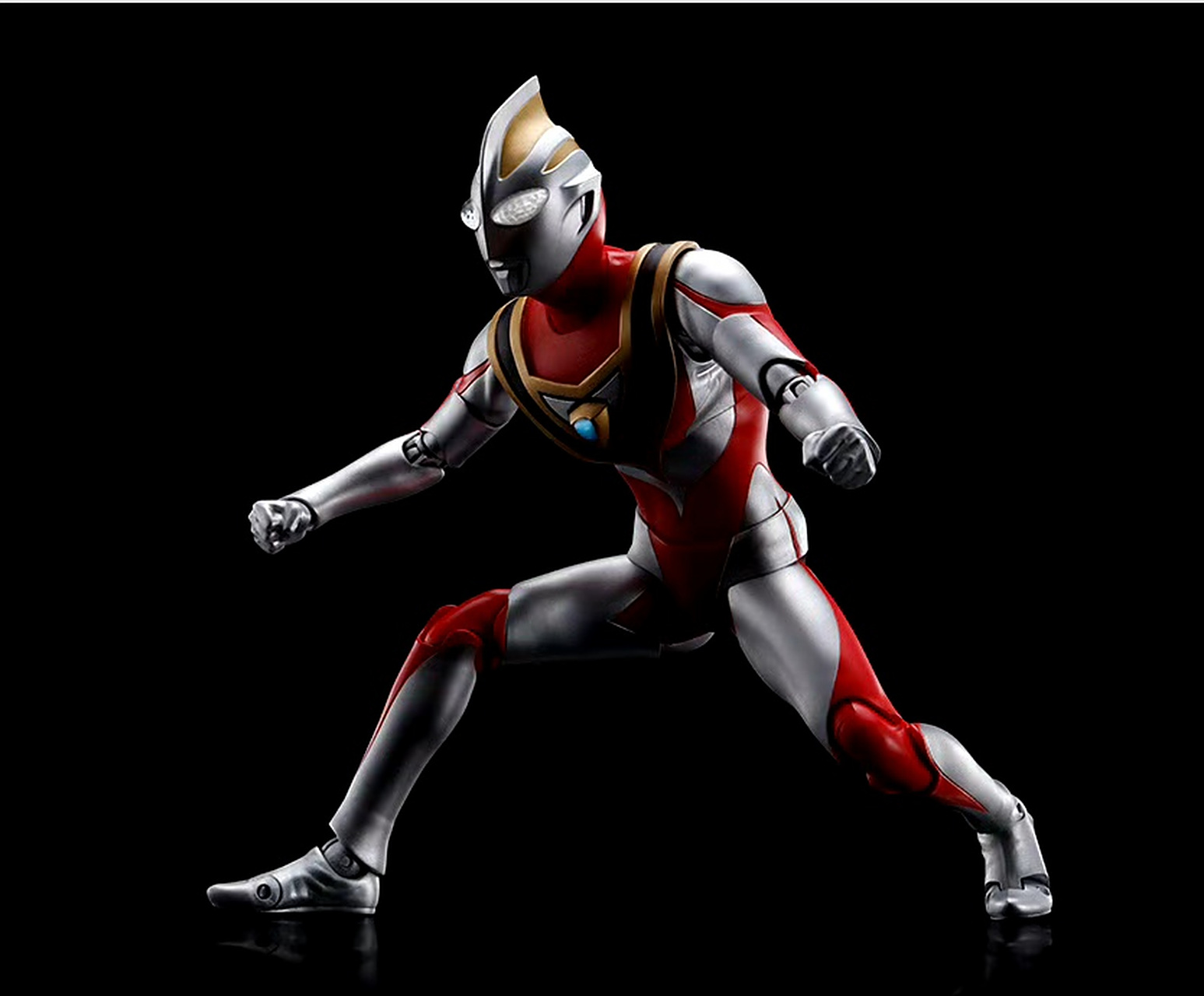 模型欣赏:shf真骨雕 盖亚奥特曼v2 和配件包展示,可以还原剧中发射