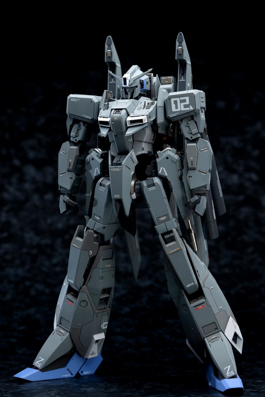 模型欣赏:机动战士高达 前哨战 z-plus c1,by 鴨桃雪 kamomoyuki.